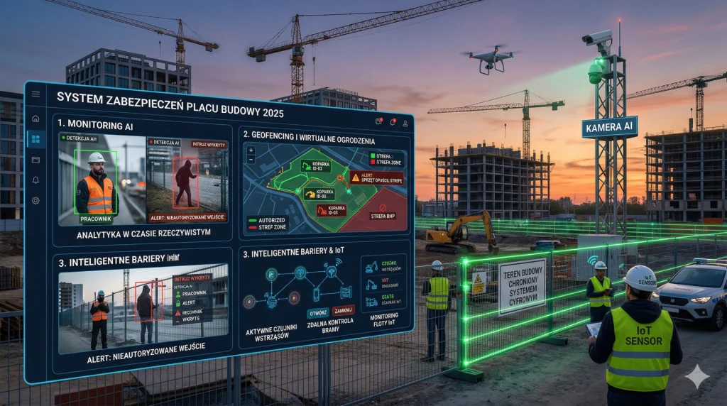 Jak nowe technologie rewolucjonizują zabezpieczenia placów budowy
