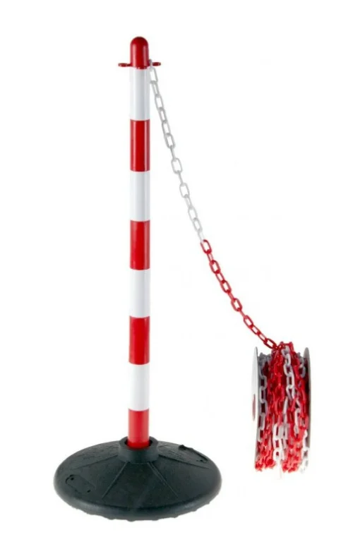 Avspärrningsstolpe i plast 90 cm Avspärrningsstolpe i plast 90 cm