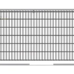 Double-Leaf Mesh Temporary Fencing Vehicle Gate