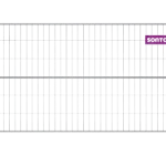 Panel ogrodzeniowy SONTO Z POPRZECZKĄ
